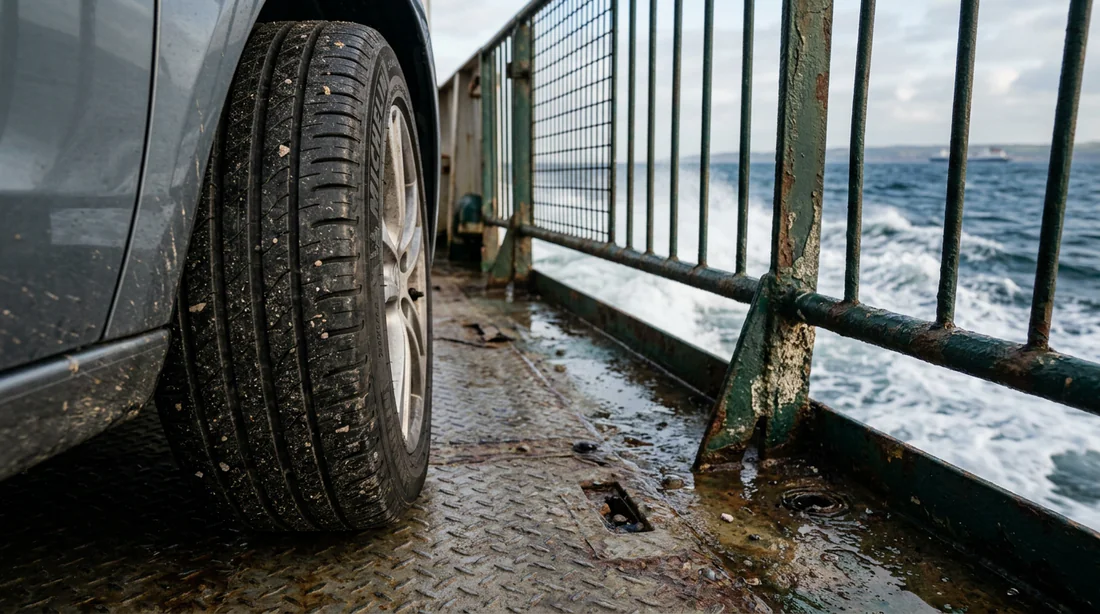 Traversée en ferry entre la France et l'Irlande avec sa voiture